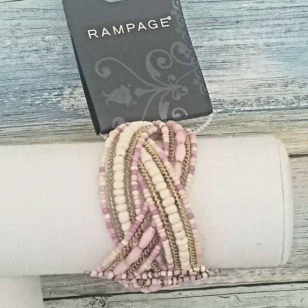 Rampage Beaded Braided Women's Bracelet M5